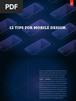 12 Tips Mobile Design