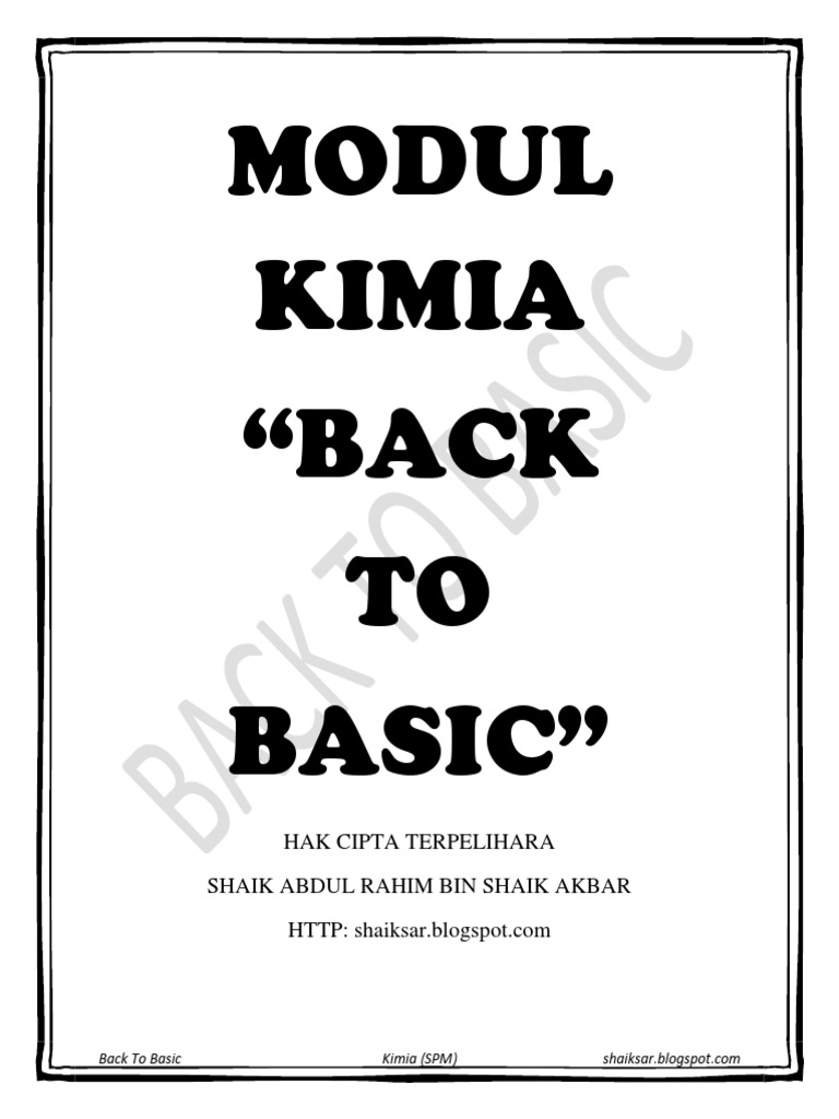Back To Basic | PDF