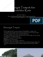 Semangat Tempat Dan Arsitektur Kota