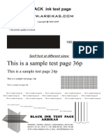 Test Printer Print