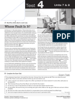 b2 Progress Test 4 PDF