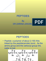 Peptides: by DR Zarina Zakaria