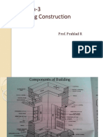 Session-3 Building Construction: Prof. Prahlad R