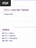 C/C++ Unix Dev Tutorial: Maslab 2003