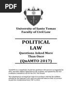 Question in Political Law 2017