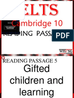 Cambridge 10 Reading 5