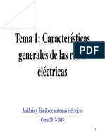 Tema 1. Características Generales de Las Redes Eléctricas