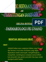 Bentuk Sediaan Obat & Dosis