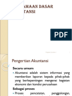 1) Persamaan Dasar Akuntansi (Akt Perusahaan Jasa)