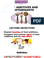 Food Additives and Contaminants