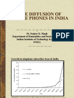 The Diffusion of Mobile Phones in India