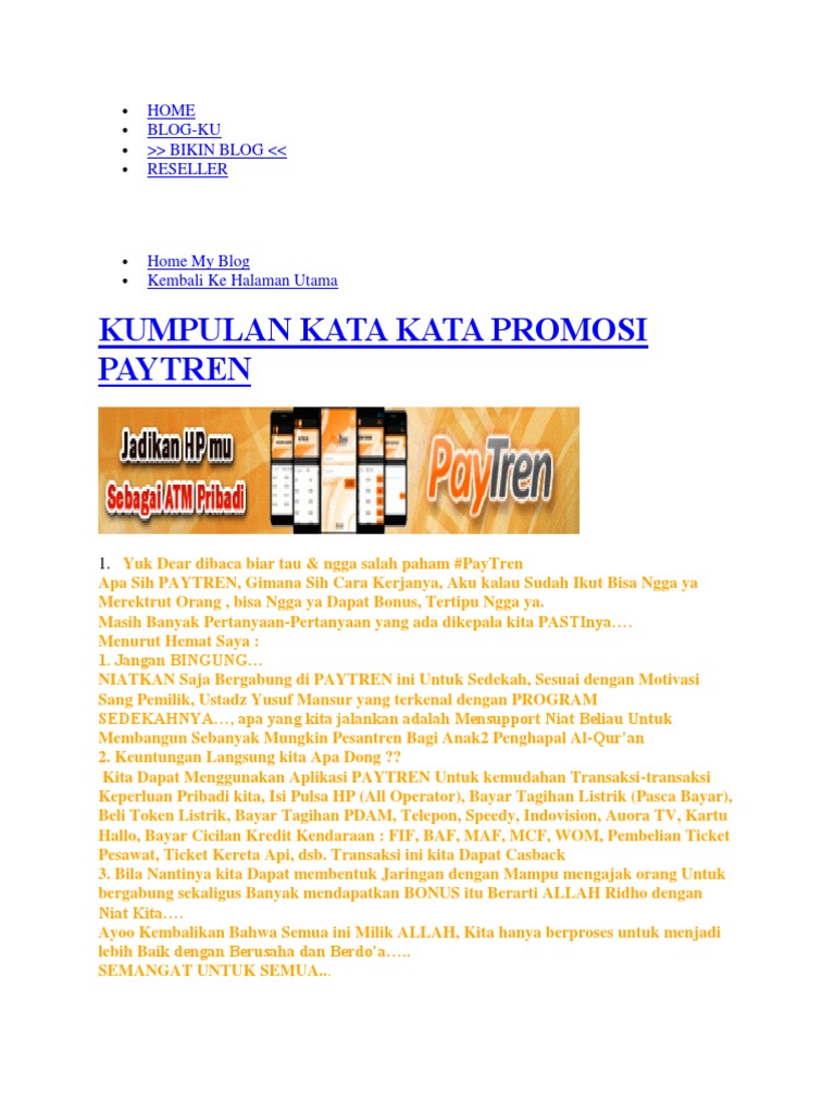 Paytren Promosi