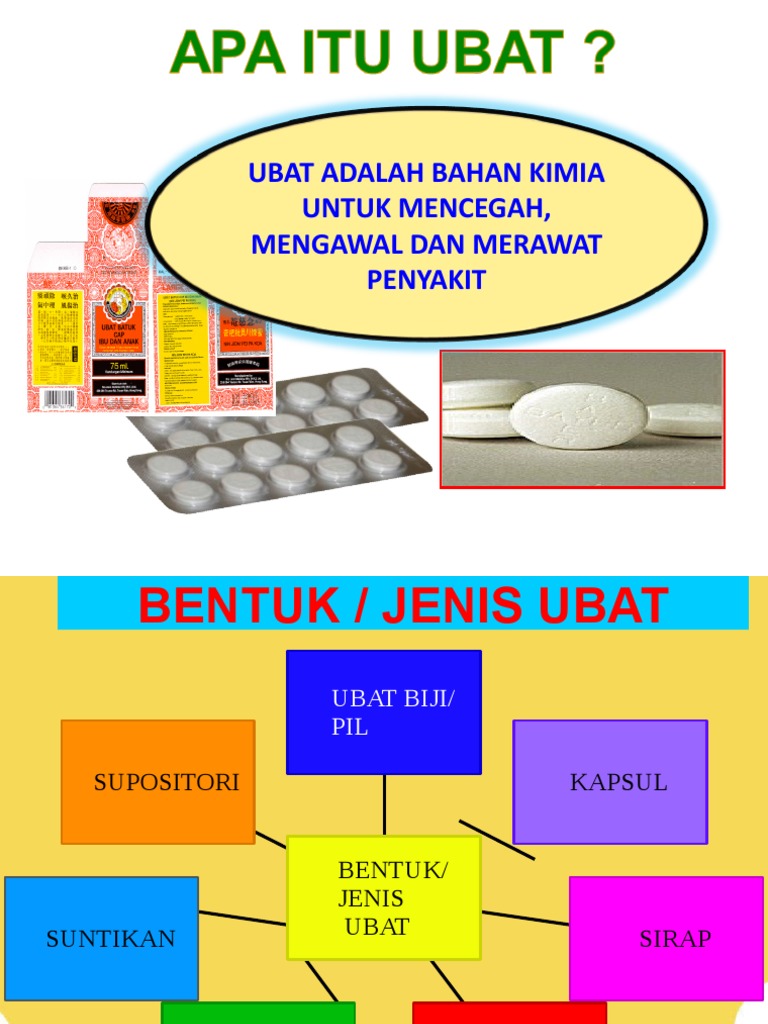 Jenis dan Definisi Ubat Kimia | PDF