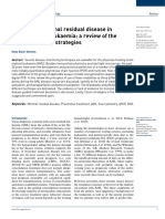 MRD A Current Review in AML