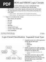 Sequential CMOS and NMOS Logic Circuits