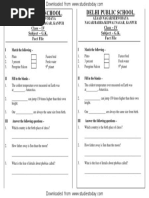 cbse class 4 gk quiz 1
