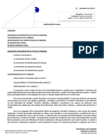 Resumo Aula 01 e 02 - Prof Gustavo Junqueira - Criminologia