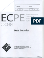Ecpe Final 2003 2004