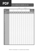 Registo de Avaliacao de Trabalhos de Casa