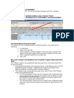 Morse Fall Scale Assessment