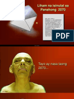 Letter Written in 2070 (Tagalog)