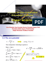 Solutions of Time-Independent Schrodinger Equation