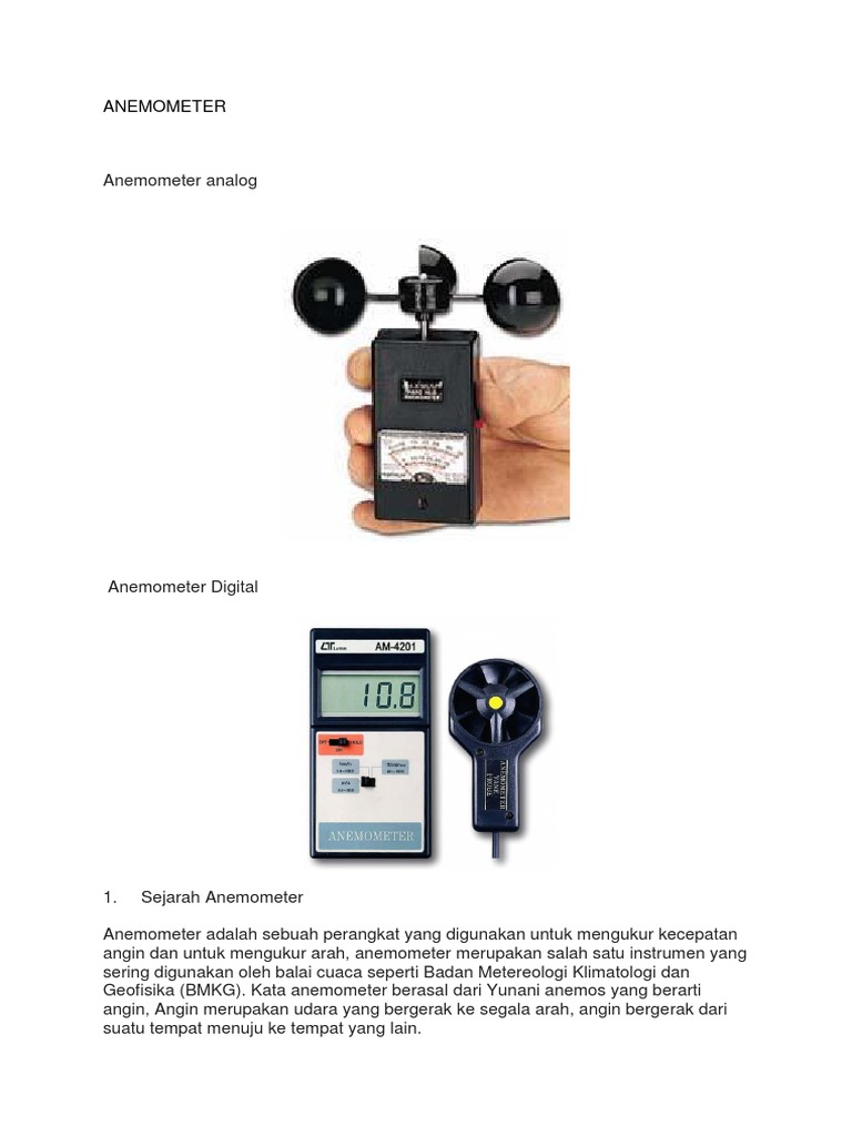 Anemometer
