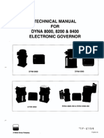 Technical Manual for Dyna 8000, 8200 & 8400 Speed Controllers