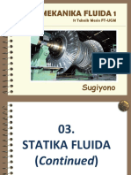 Catatan Mekanika Fluida 1 - 1 (Statika Fluida)