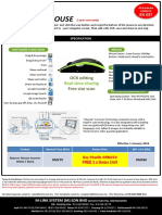 Scanner + Mouse: OCR Editing Free Size Scan