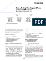 ACI 209.1R-05 - Report On Factors Affecting Shrinkage and Creep of Hardened Concrete PDF
