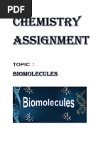 Download BIOMOLECULES   CHEMISTRY ASSIGNMENT by Amarendra Shukla SN362853205 doc pdf