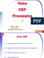 Voice DSP Processing: Chief Scientist RAD Data Communications