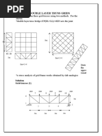 Question 2 - Double Layer Truss Grids