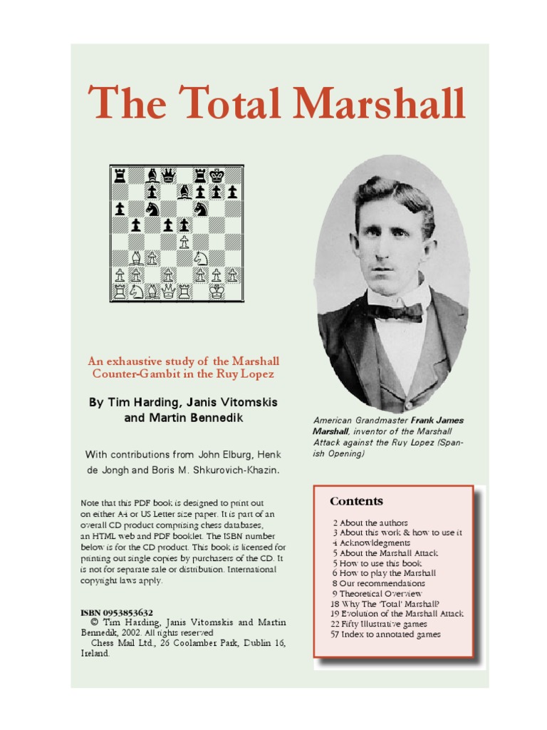Scacchi Marshall Attack, PDF, Chess Openings