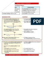 Present Perfect Continuous