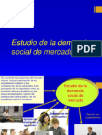 Estudio de La Demanda Social de Mercado