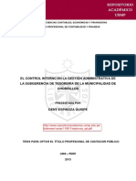 tESIS EL CONTROL INTERNO EN LA GESTIÓN ADMINISTRATIVA USMP PDF