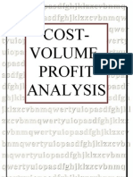 Cost Volume Profit Analysis Paper Presentation