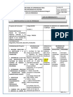 Guía de aprendizaje SENA limpieza y alimentación