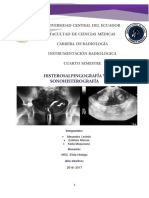 Examen Radiologico "Histerosalpingografía"