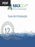 Getting Started Guide MAXQDA12 Ptbr
