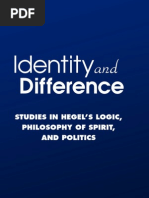 P. T. Grier - Identity and Difference. Studies in Hegel's Logic, Philosophy of Spirit and Politics