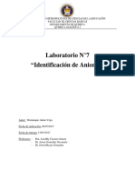 Laboratorio n6 quimica analitica 