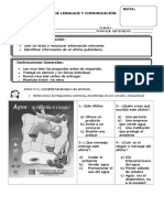 Evaluación de Leyenda y Afiche