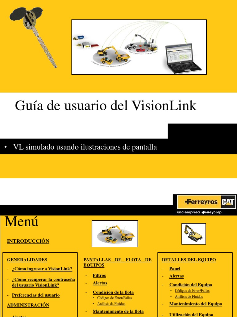 Guía de Usuario de VisionLink | PDF | Servidor (Computación) | Contraseña