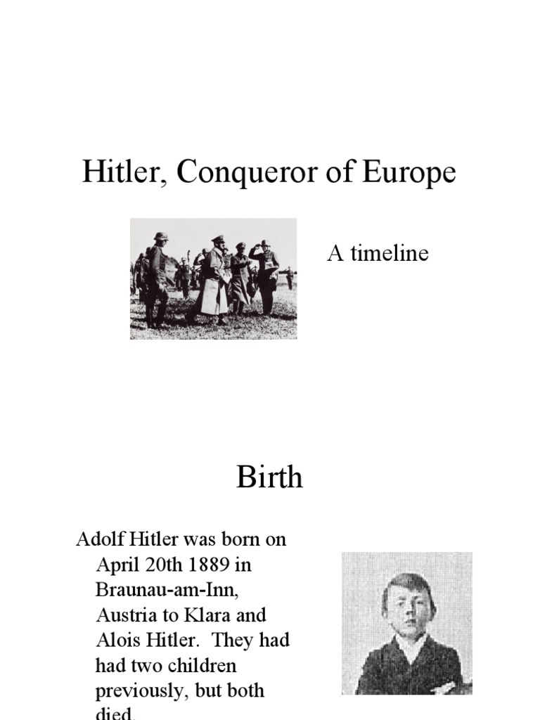 Hitler, Conqueror of Europe | PDF | Digital Technology | Media Technology