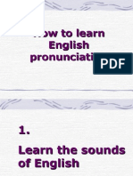 How To Learn English Pronunciation
