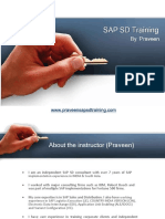 SAP SD Training by Praveen1