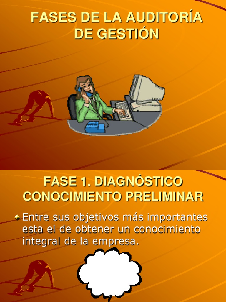 Fases de La Auditoria de Gestion Exp | PDF | Planificación | Sicología